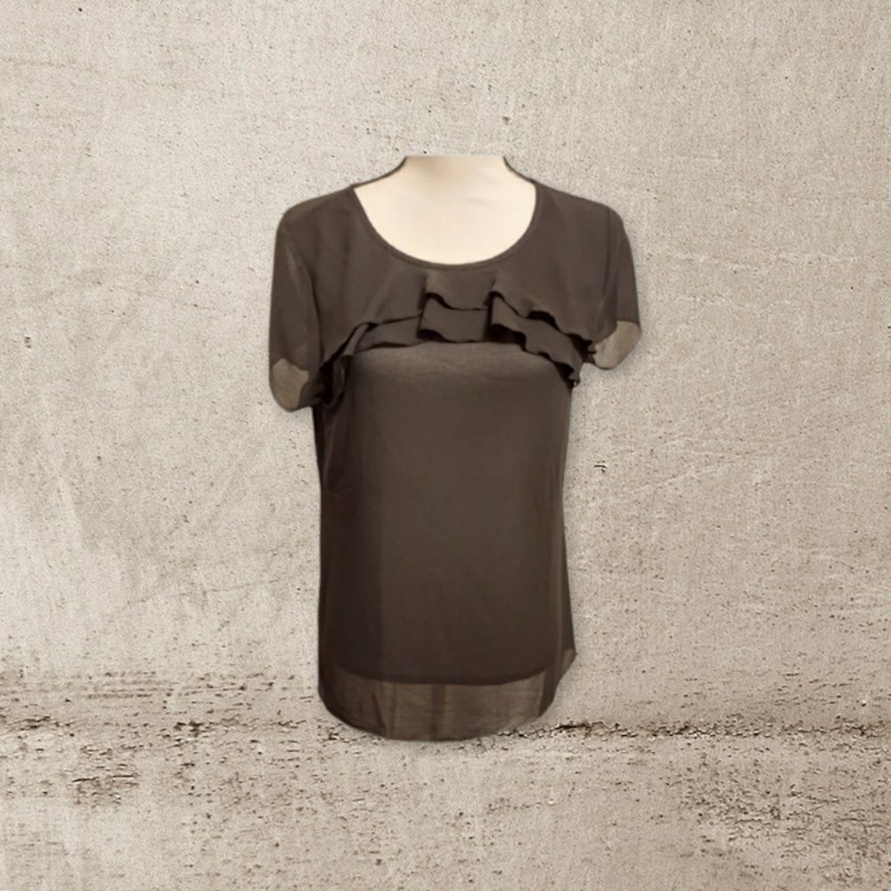 𝅺loft blouse black womens Size small - Picture 2 of 7